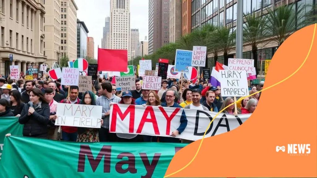 May Day protests across the U.S. reveal growing tensions