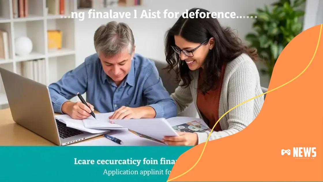 Eligibility criteria for financial aid