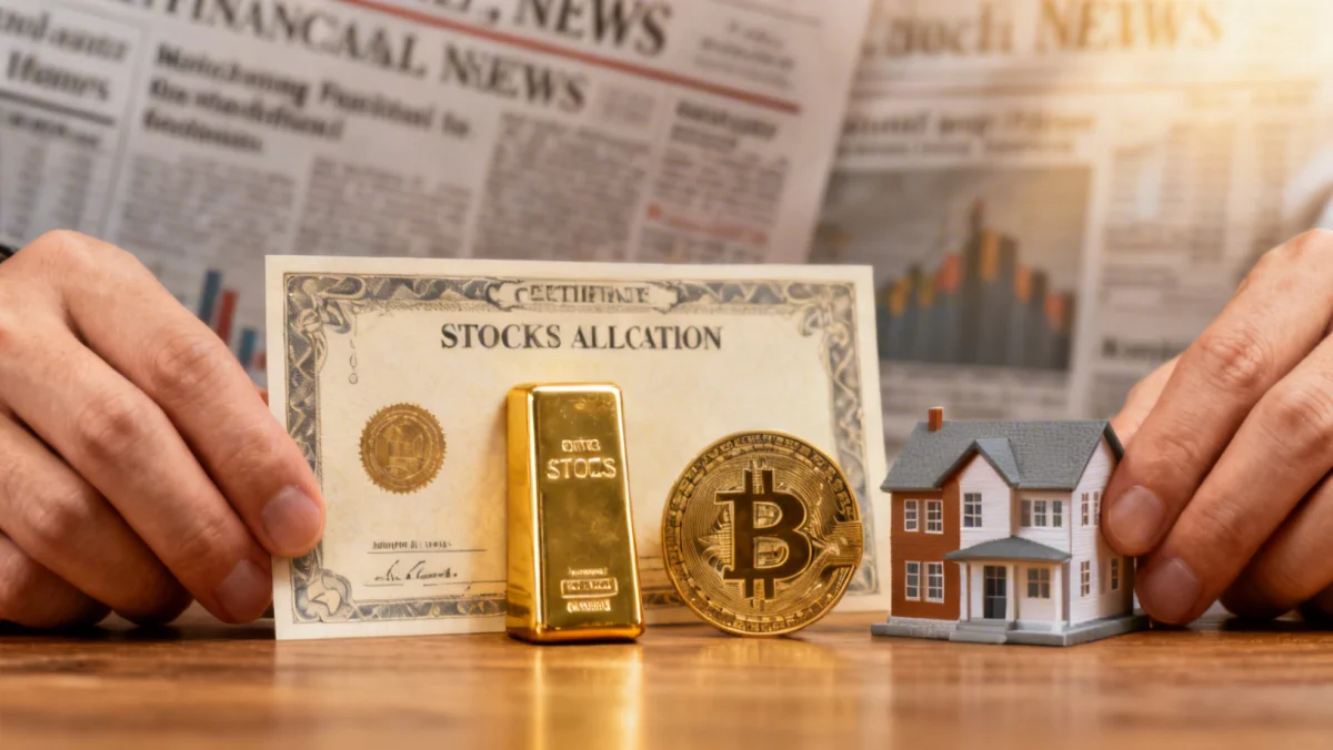 Diverse financial assets representing a well-allocated investment portfolio