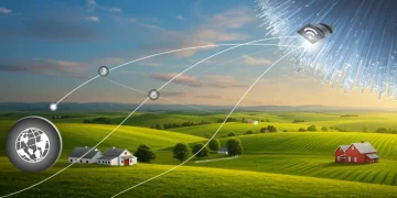 High-speed internet connecting rural American homes, symbolizing expanded broadband access