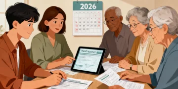 People reviewing COBRA health insurance documents for 2026