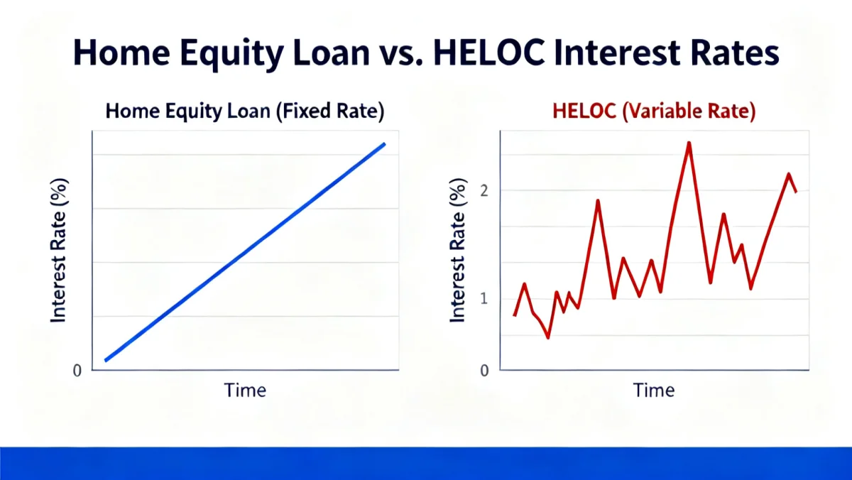 Fixed vs variable interest rates in home equity products
