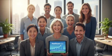 Diverse group happily viewing Healthcare.gov 2026 for ACA subsidy savings