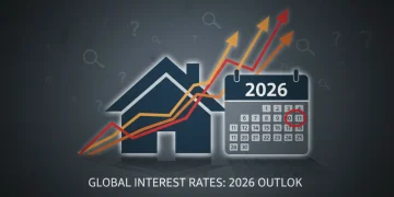 Graph showing rising interest rates impacting home finances in 2026